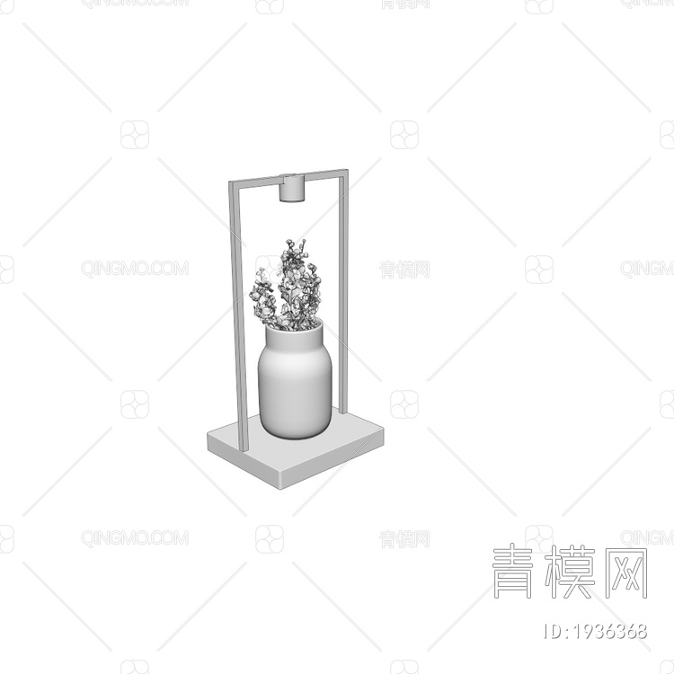 curiosity 台式花瓶装饰3D模型下载【ID:1936368】