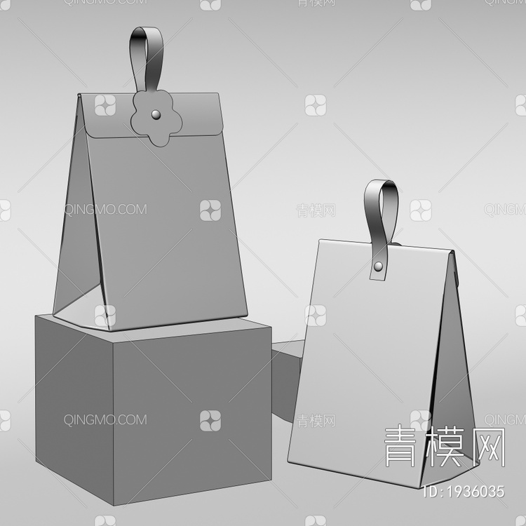 喜糖盒3D模型下载【ID:1936035】