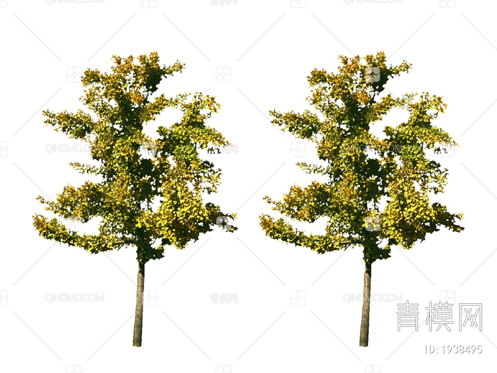 绿色植物 大树SU模型下载【ID:1938495】