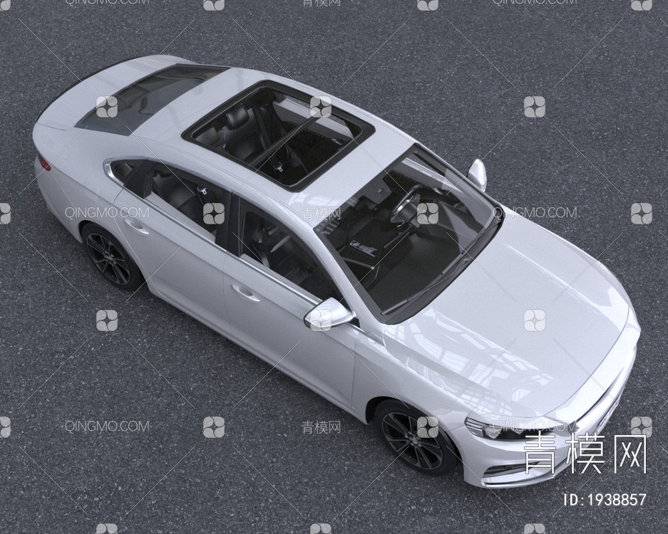 2022款吉利Preface汽车3D模型下载【ID:1938857】