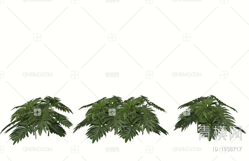 植物灌木SU模型下载【ID:1938717】