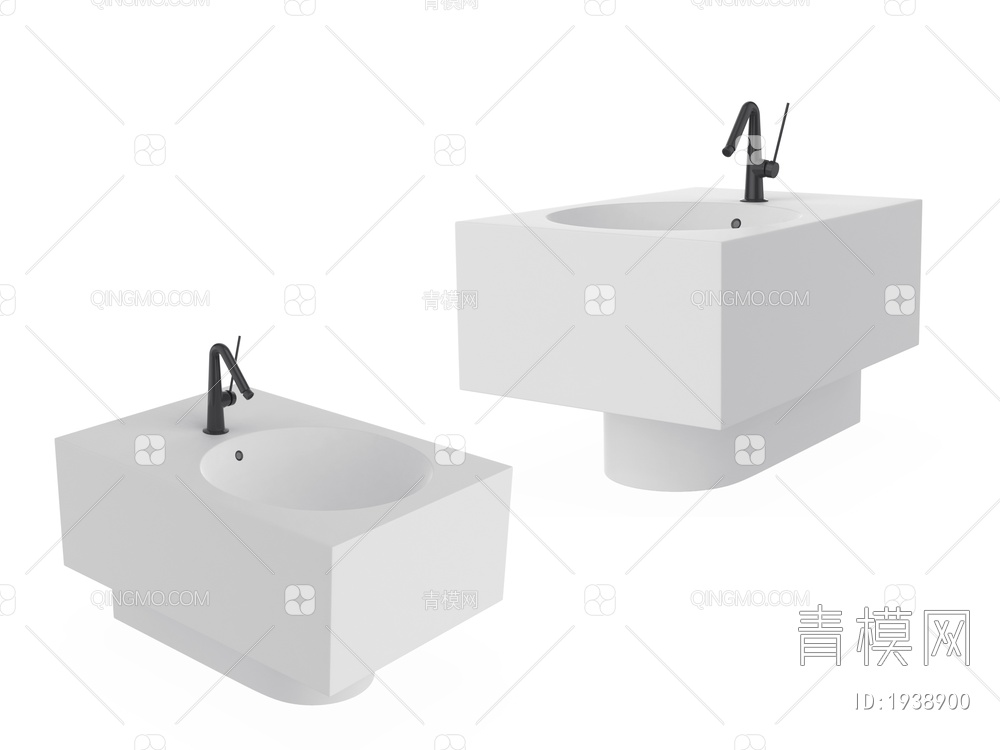 卫浴 卫浴洗手台SU模型下载【ID:1938900】