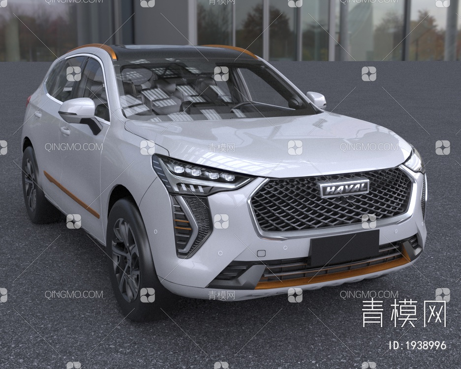 2022款长城哈弗初恋Chulian汽车低配版3D模型下载【ID:1938996】