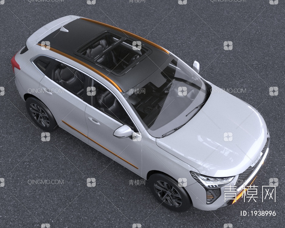 2022款长城哈弗初恋Chulian汽车低配版3D模型下载【ID:1938996】