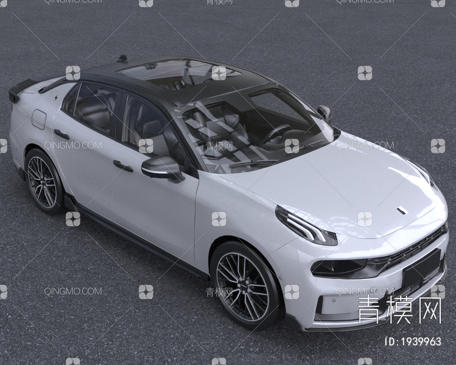 2021款领克03HEVPlus新能源汽车3D模型下载【ID:1939963】