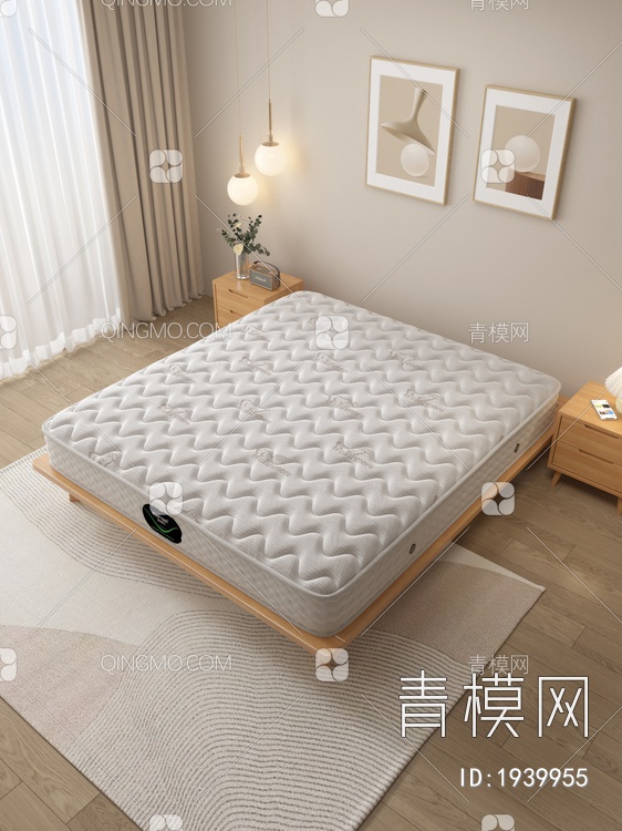 床垫，床垫，五金3D模型下载【ID:1939955】