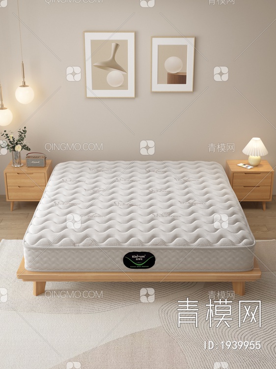 床垫，床垫，五金3D模型下载【ID:1939955】