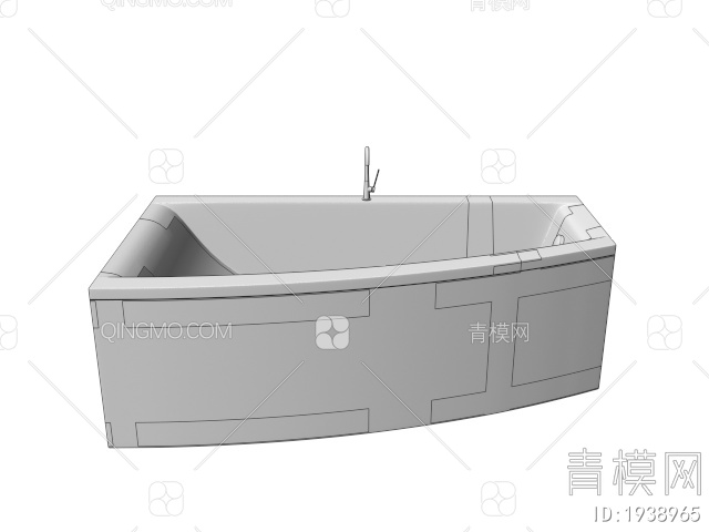 卫浴 卫浴洗浴缸3D模型下载【ID:1938965】