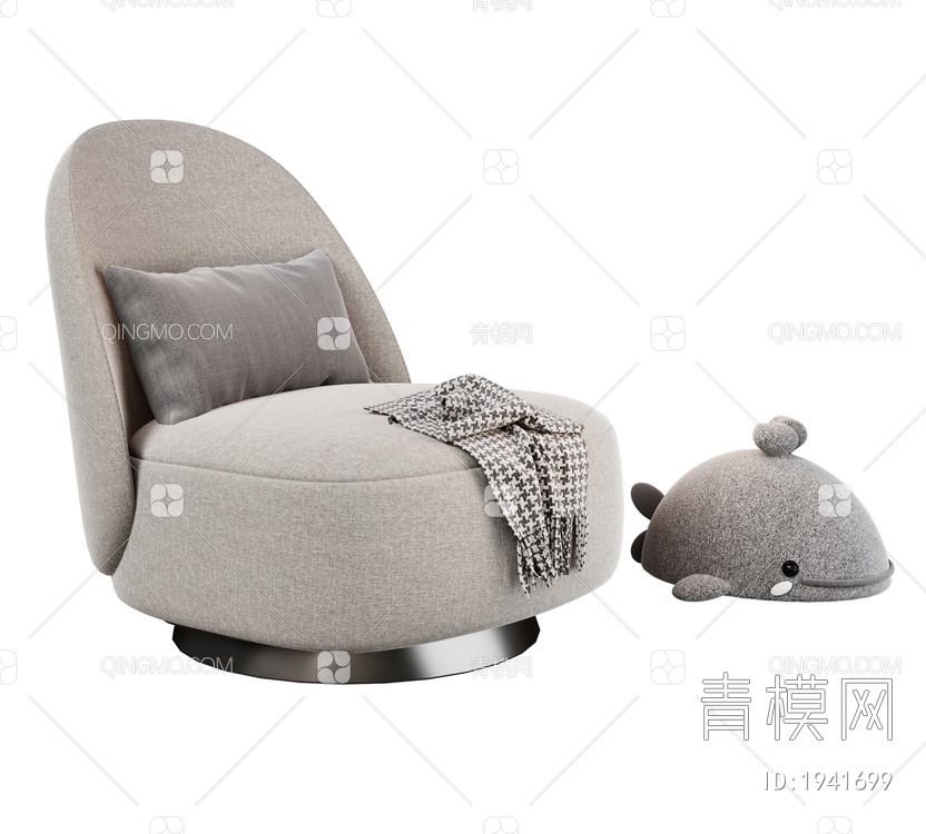 leolux单人沙发3D模型下载【ID:1941699】