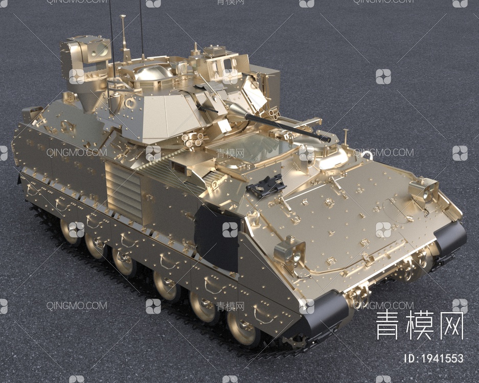 美国M3A3布雷德利骑兵战车3D模型下载【ID:1941553】