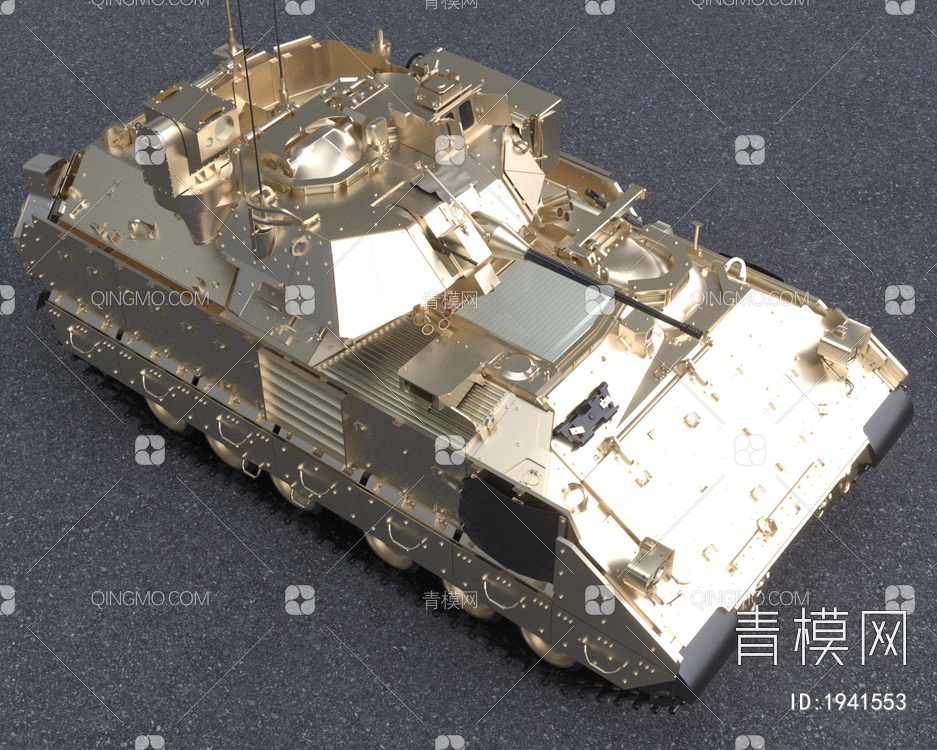 美国M3A3布雷德利骑兵战车3D模型下载【ID:1941553】