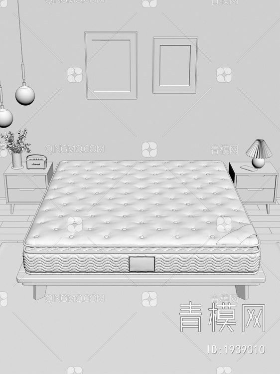 床垫3D模型下载【ID:1939010】