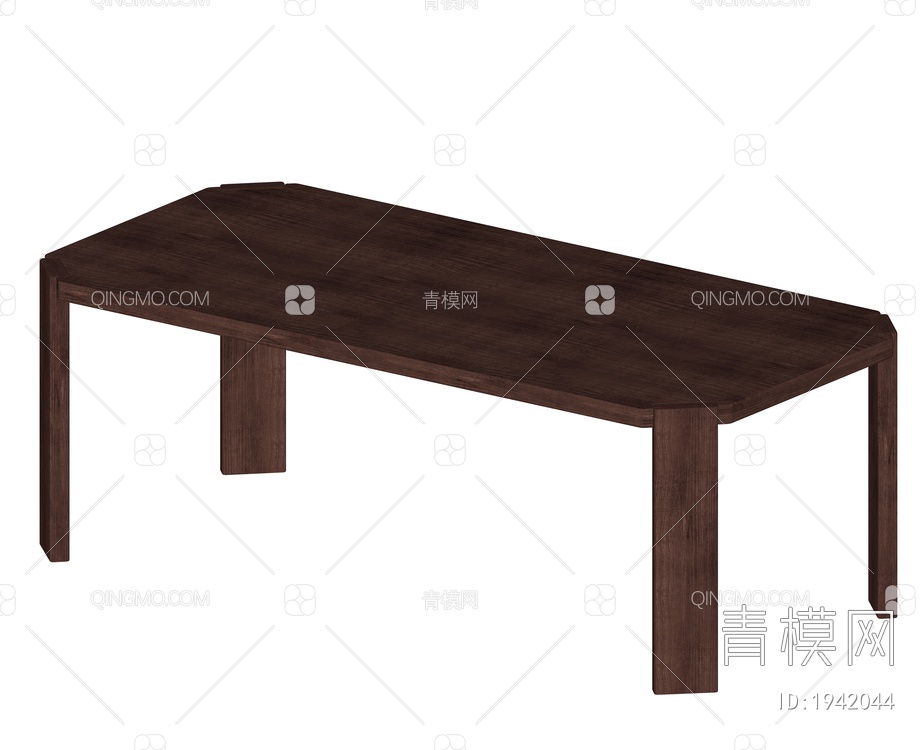 餐桌SU模型下载【ID:1942044】