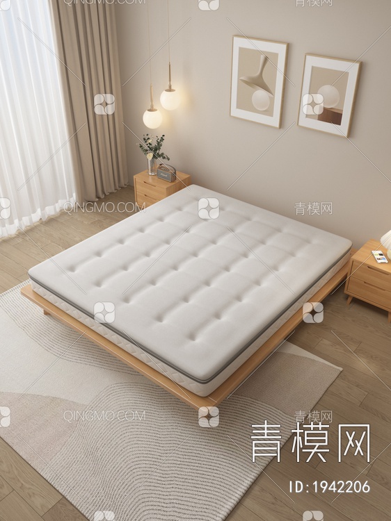 床垫3D模型下载【ID:1942206】