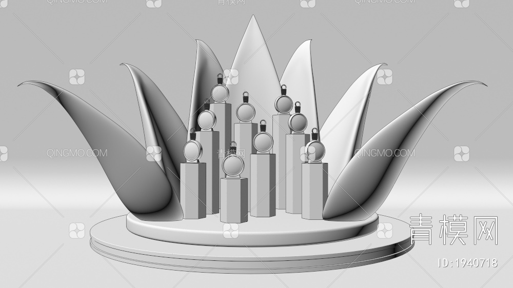 DP互动展酒台3D模型下载【ID:1940718】