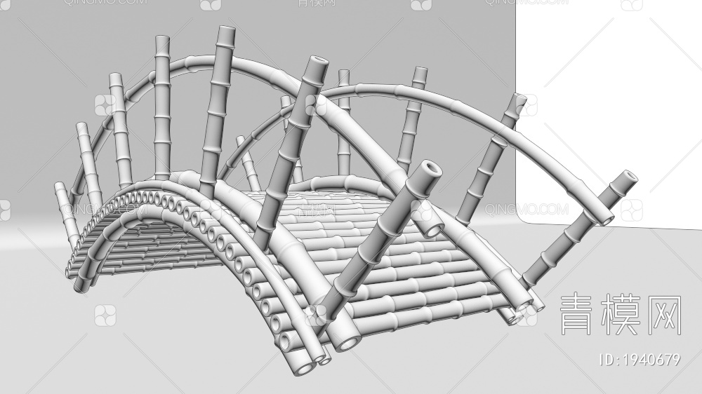 竹桥3D模型下载【ID:1940679】