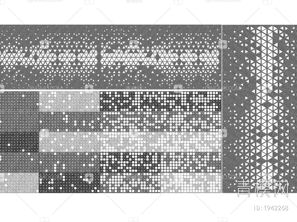 穿孔板SU模型下载【ID:1942268】