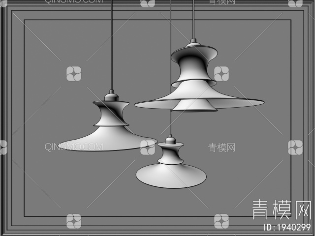 吊灯3D模型下载【ID:1940299】