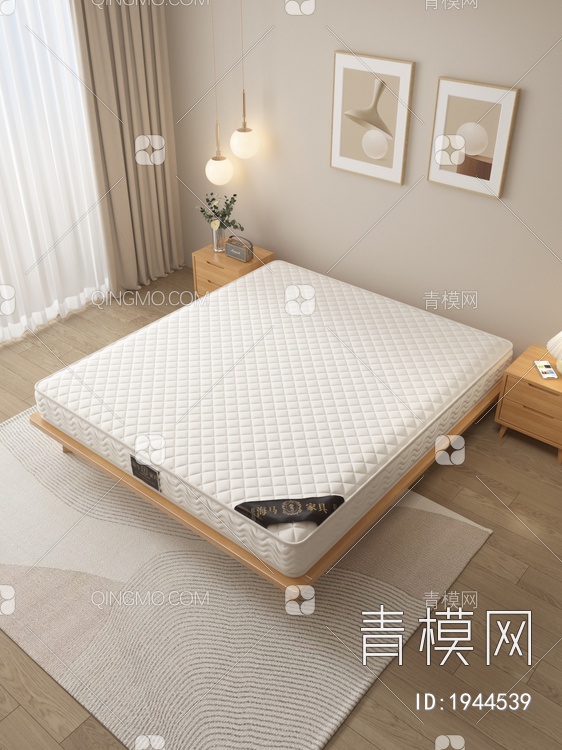床垫3D模型下载【ID:1944539】