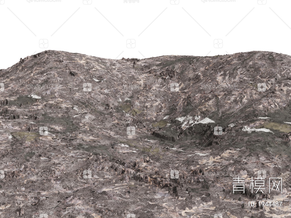 户外景观  山势地形3D模型下载【ID:1944487】