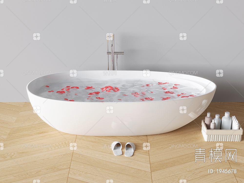 浴缸3D模型下载【ID:1945678】
