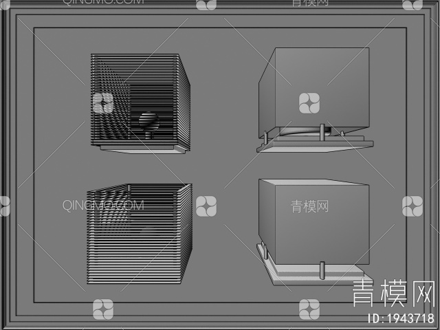 庭院灯3D模型下载【ID:1943718】