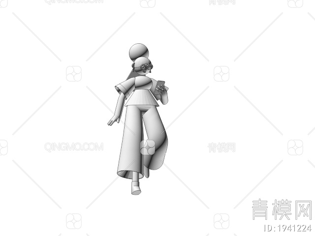 虚拟人物3D模型下载【ID:1941224】
