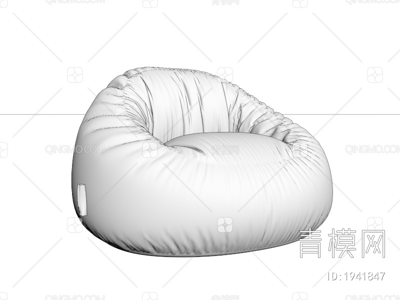 布艺懒人沙发3D模型下载【ID:1941847】