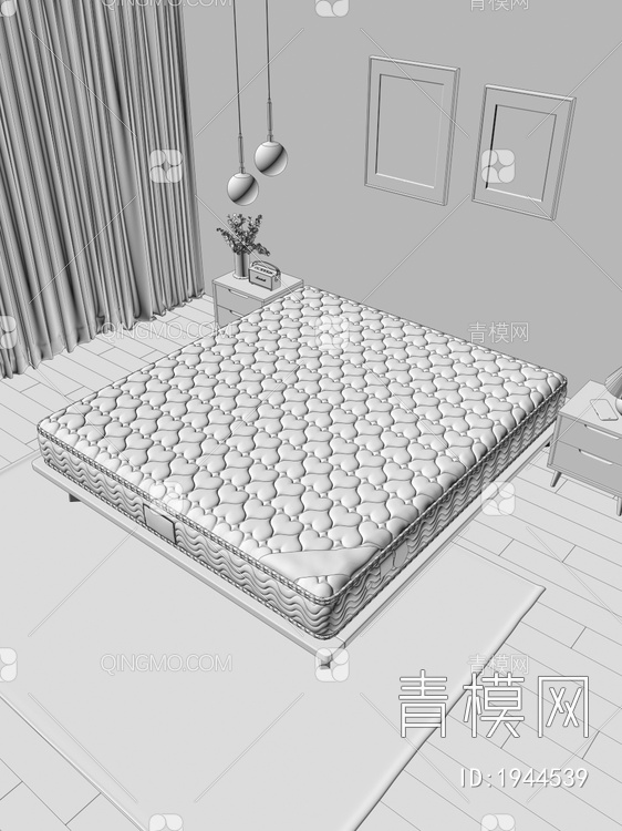 床垫3D模型下载【ID:1944539】