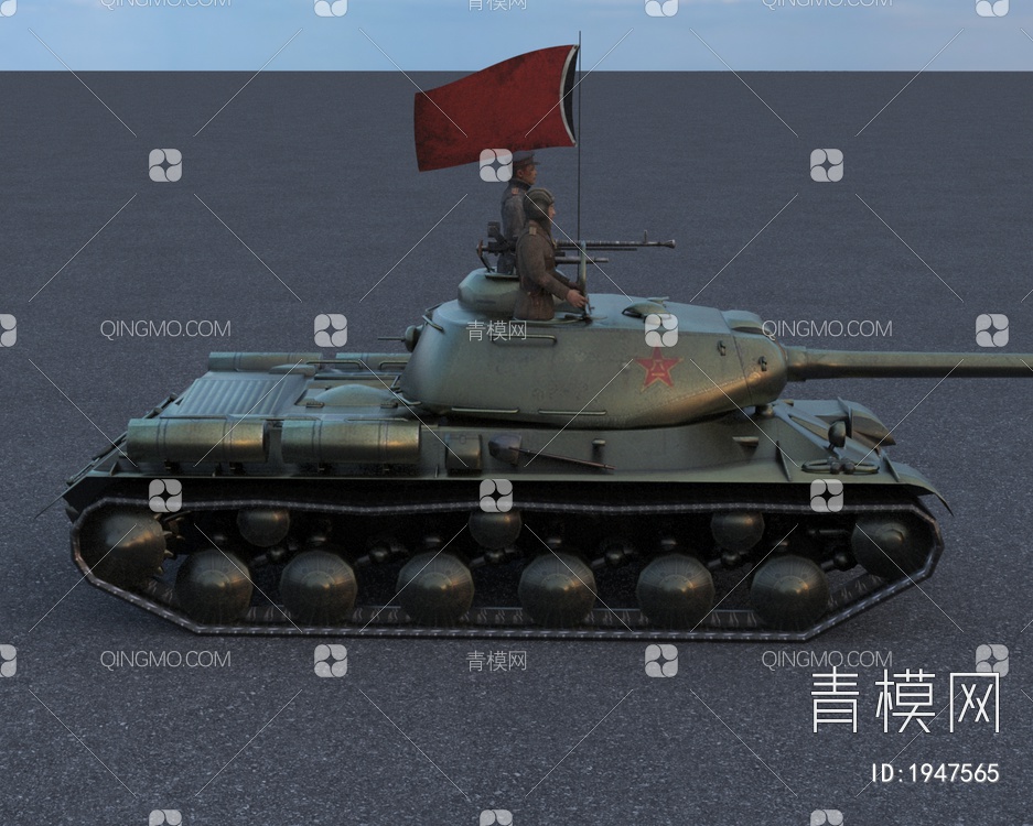 中国PVAIS2重型坦克朝鲜战争套装3D模型下载【ID:1947565】