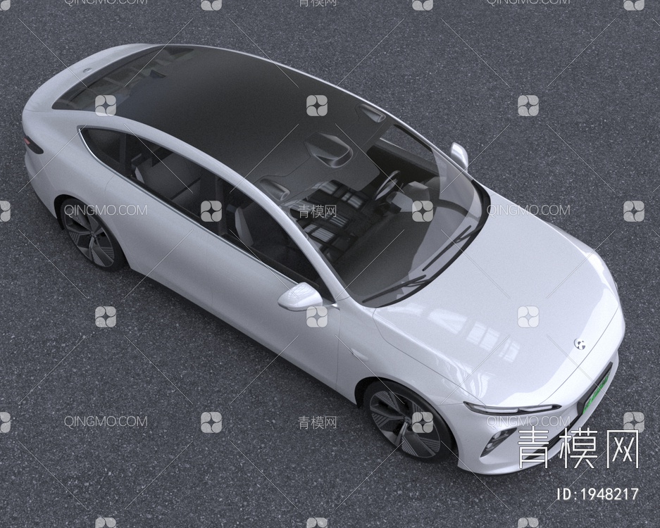 2023款NIO蔚来ET7新能源汽车3D模型下载【ID:1948217】