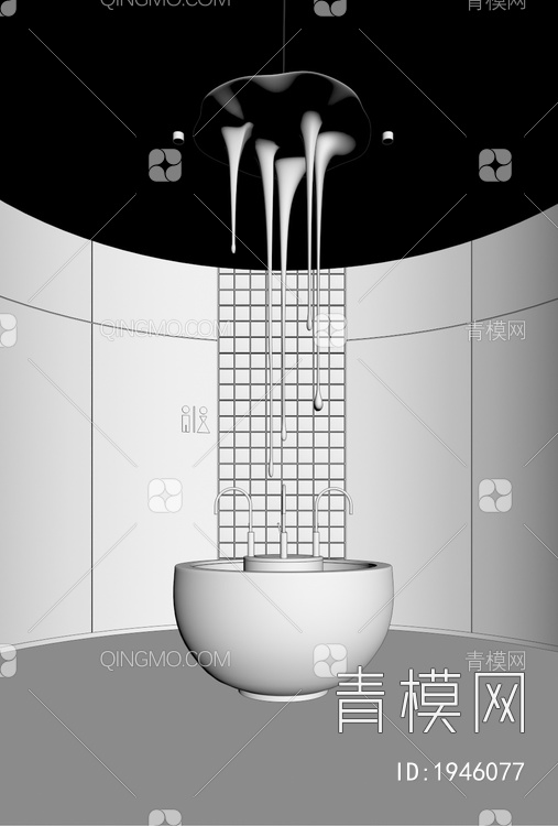 卫生间3D模型下载【ID:1946077】