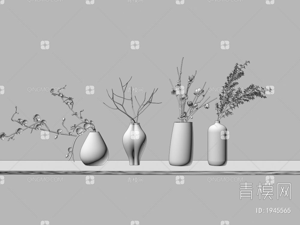 陶瓷，器皿，摆件3D模型下载【ID:1945565】