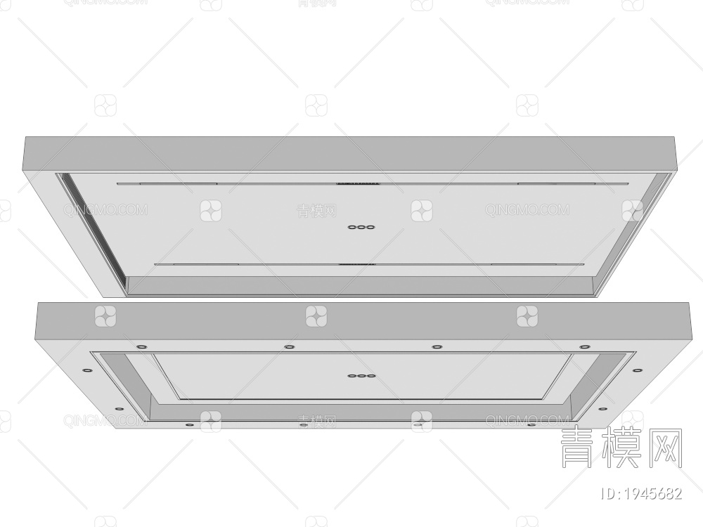 吊顶3D模型下载【ID:1945682】