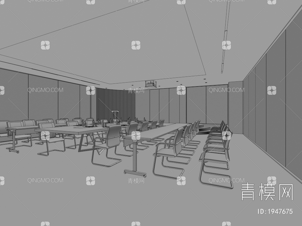 会议室3D模型下载【ID:1947675】