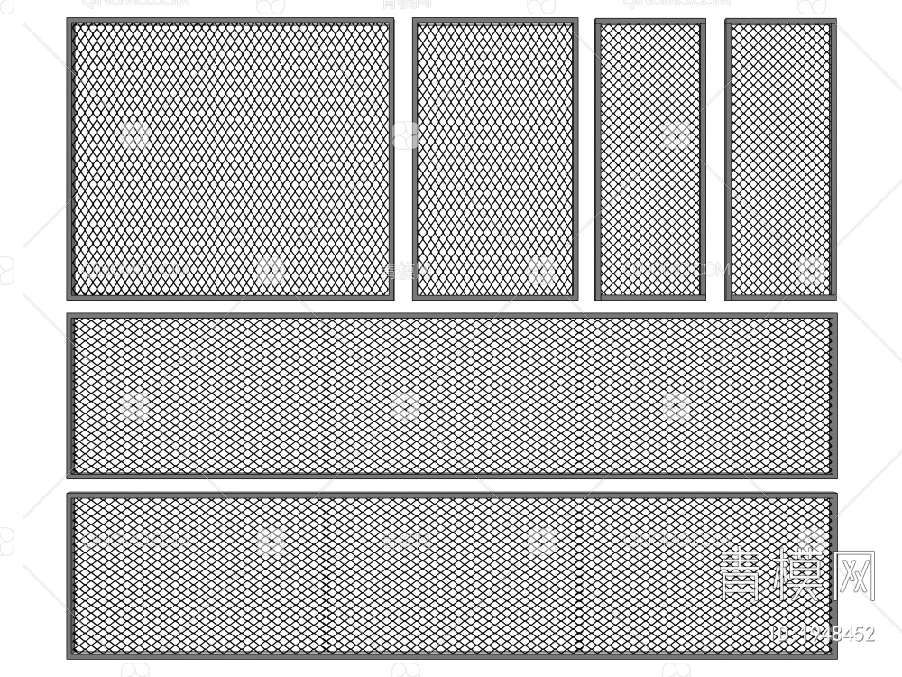 铁丝网3D模型下载【ID:1948452】