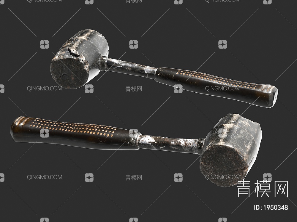 橡皮锤 锤子 铁锤3D模型下载【ID:1950348】