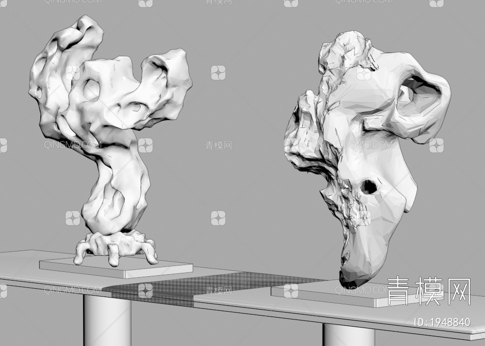雕塑3D模型下载【ID:1948840】