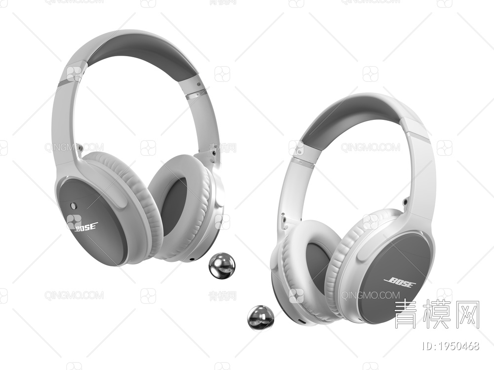 数码电子产品 bose蓝牙耳机3D模型下载【ID:1950468】