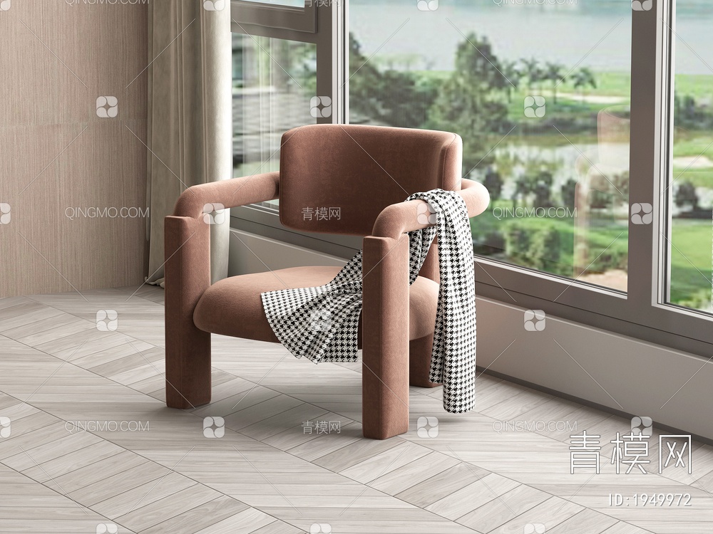 休闲椅 椅子3D模型下载【ID:1949972】