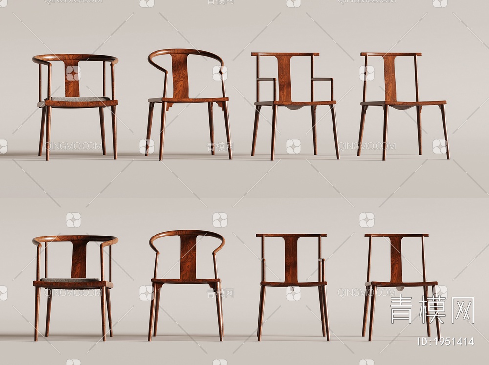 单椅3D模型下载【ID:1951414】