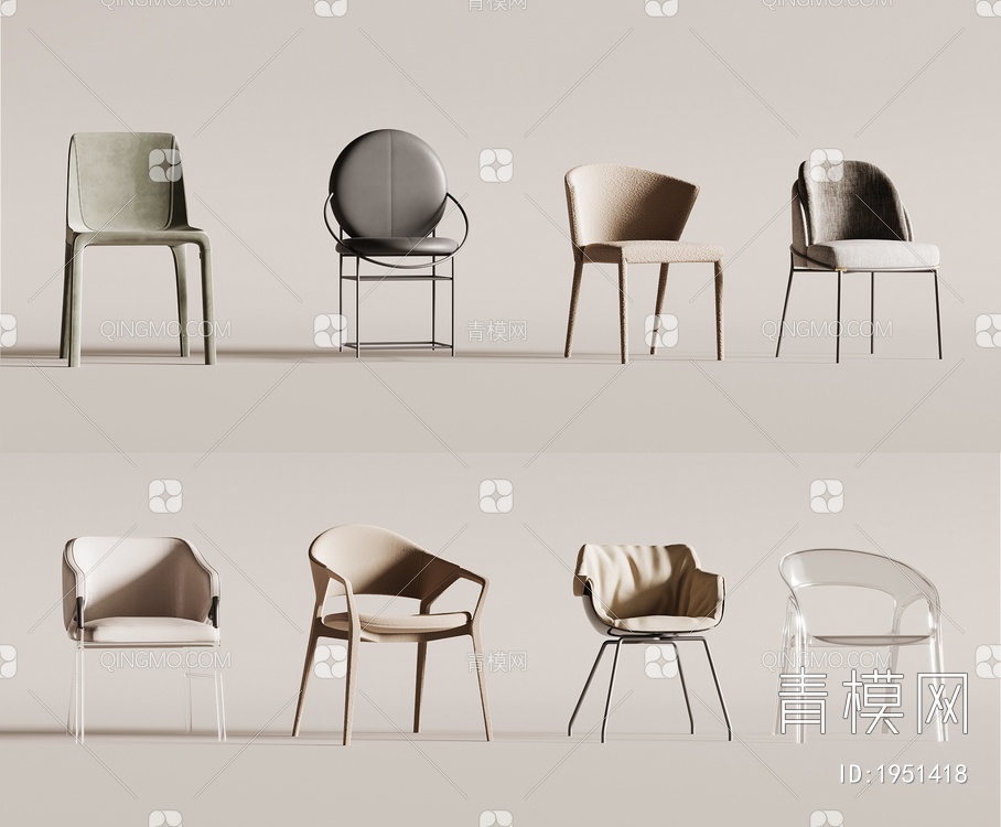 单椅3D模型下载【ID:1951418】