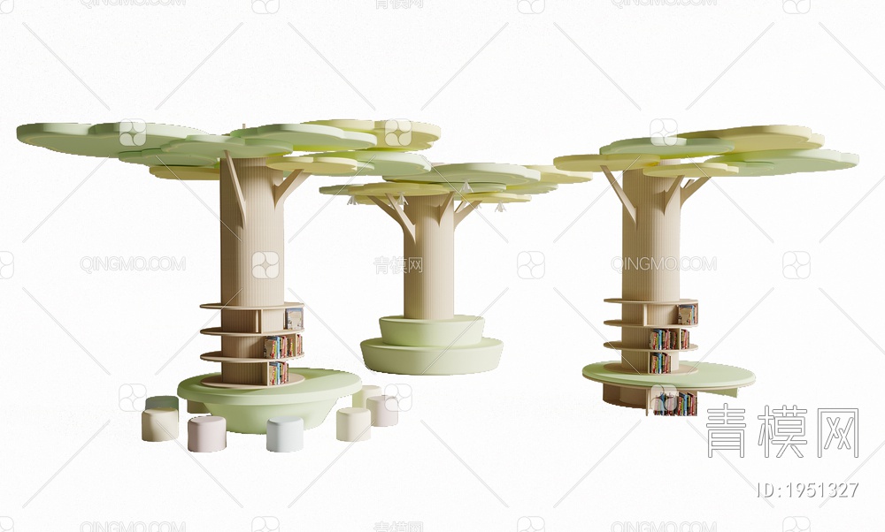 装饰柱 造型柱3D模型下载【ID:1951327】