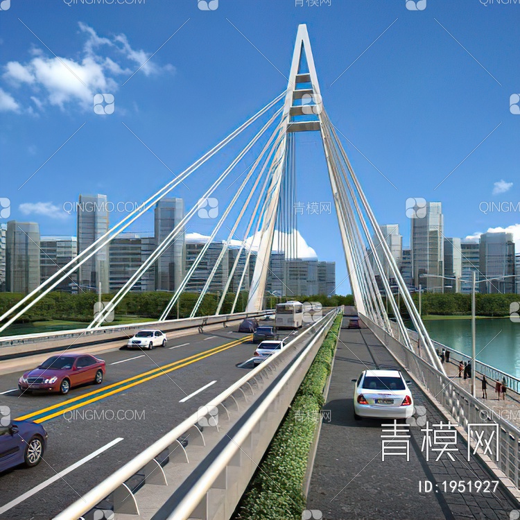 高架大桥3D模型下载【ID:1951927】