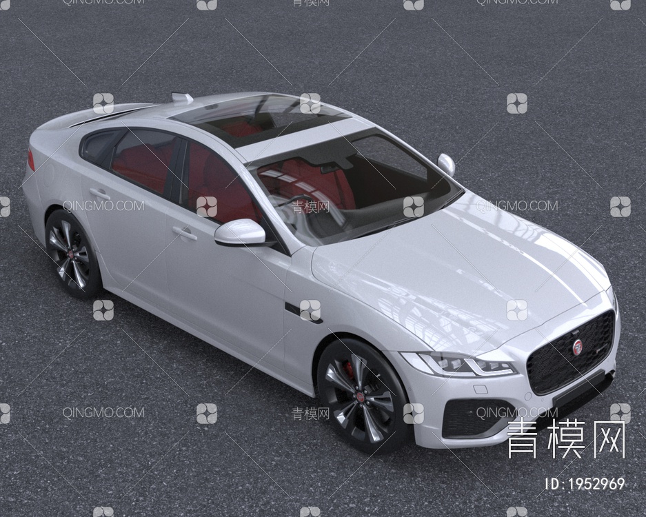 2021款XE和捷豹XFRDynamicBlack版汽车3D模型下载【ID:1952969】