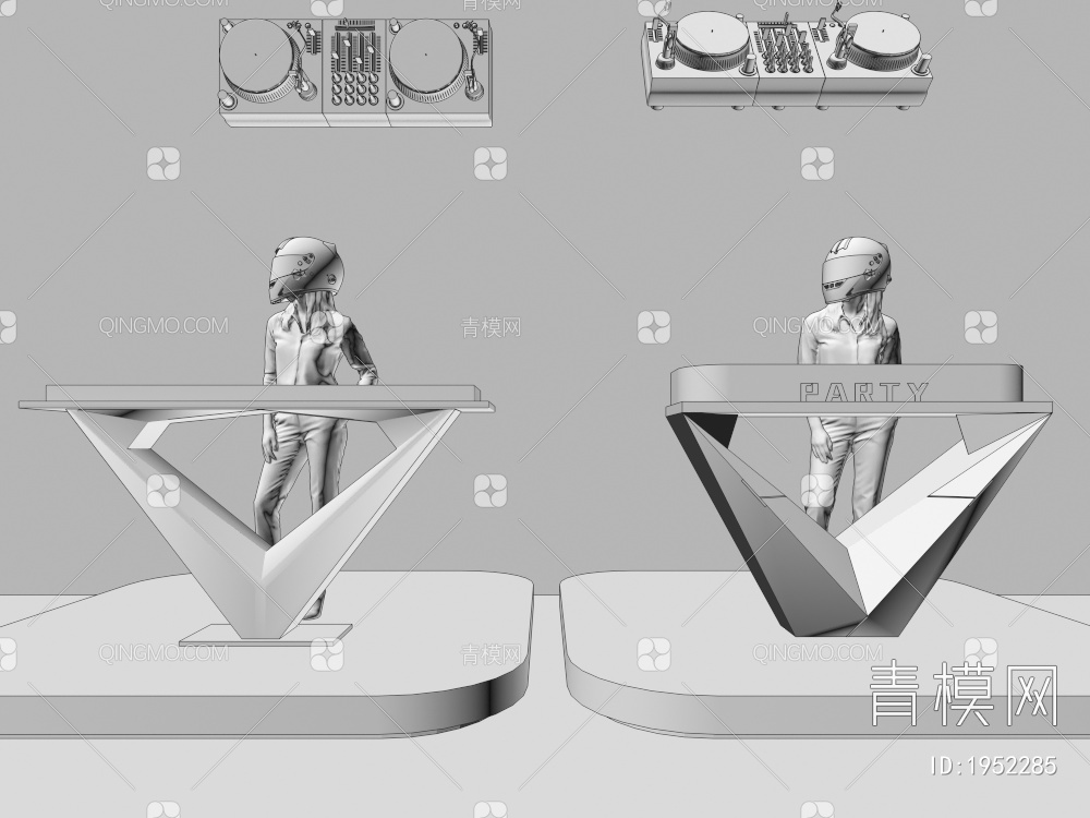 酒吧DJ台 控制台3D模型下载【ID:1952285】