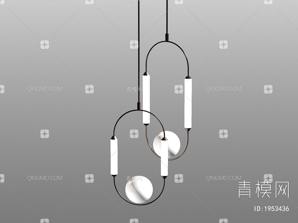 吊灯 装饰吊灯 艺术吊灯3D模型下载【ID:1953436】