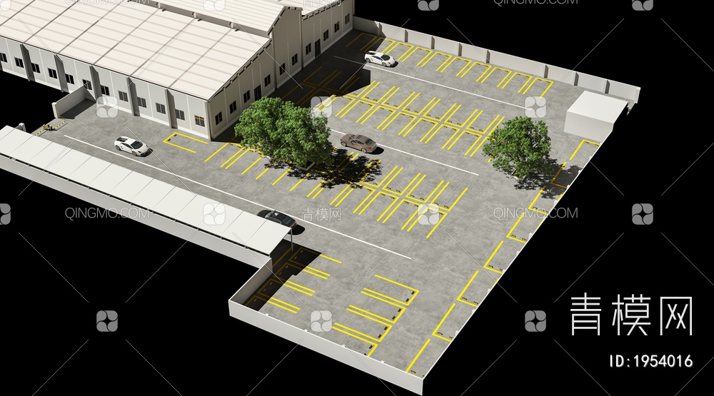 停车场3D模型下载【ID:1954016】