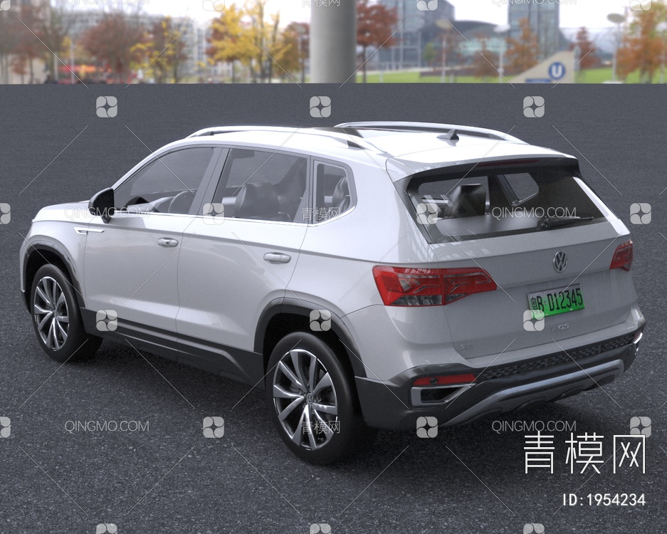 2022款大众Taos汽车低配版3D模型下载【ID:1954234】