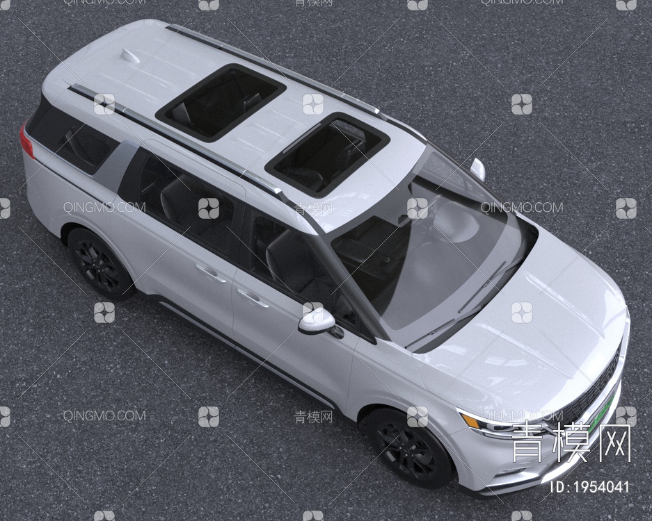 2022款款起亚嘉华Carnival汽车低配版3D模型下载【ID:1954041】